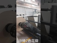 অটো পেপার রোল থেকে রোল ফ্লেক্সো প্রেস মেশিন অ্যানিলক্স এবং সাইক্লিনার দিয়ে দ্রুত কাঠামো পরিবর্তন করে