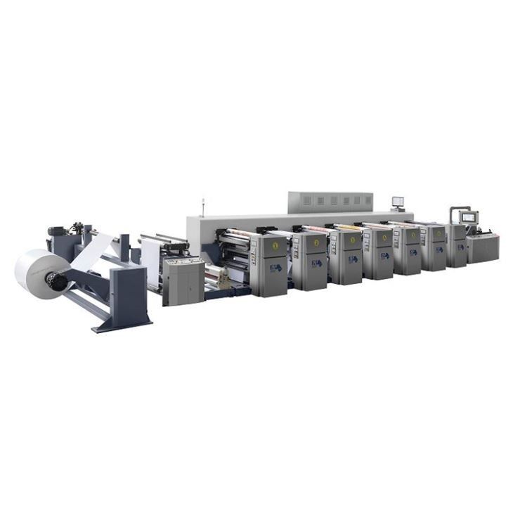 380V 3PH 50Hz হাই স্পিড ফ্লেক্সোগ্রাফিক প্রিন্টিং মেশিন রোলার প্যাকিং কাগজ জন্য ছোট স্থান