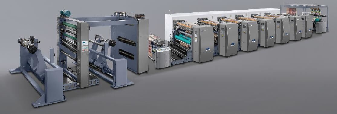 60-400GSM কাগজের জন্য হাই স্পিড ফ্লেক্সো প্রিন্টিং মেশিন