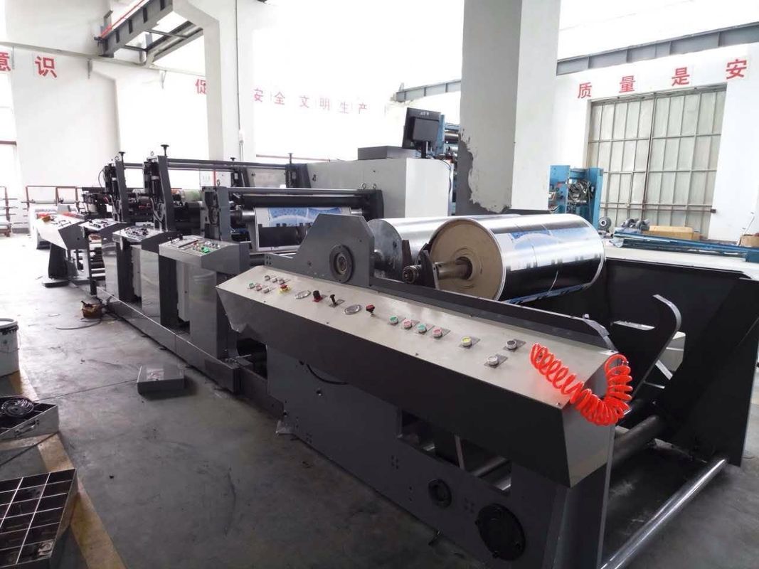 পাওয়ার সাপ্লাই 380V 3pH 50Hz ফেনমিং ছয় রঙের ইউনিট টাইপ পেপার ফ্লেক্সো প্রিন্টিং মেশিন