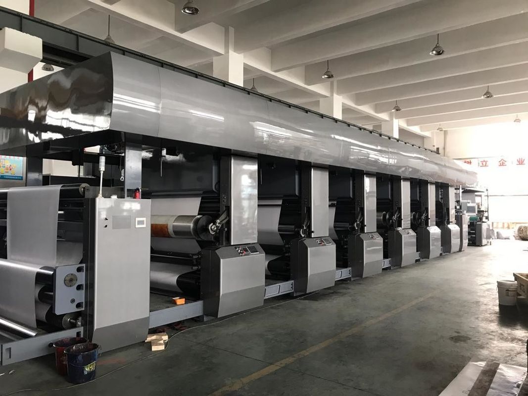380V 3pH 50Hz পাওয়ার সাপ্লাই এবং 7 রঙের সাথে ওয়াইড রেঞ্জ পেপার কার্টন ফ্লেক্স প্রিন্টিং মেশিন