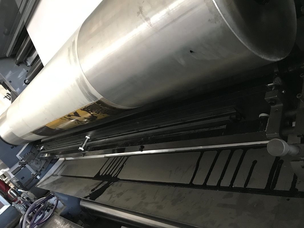 380V 3pH 50Hz পাওয়ার সাপ্লাই এবং 7 রঙের সাথে ওয়াইড রেঞ্জ পেপার কার্টন ফ্লেক্স প্রিন্টিং মেশিন