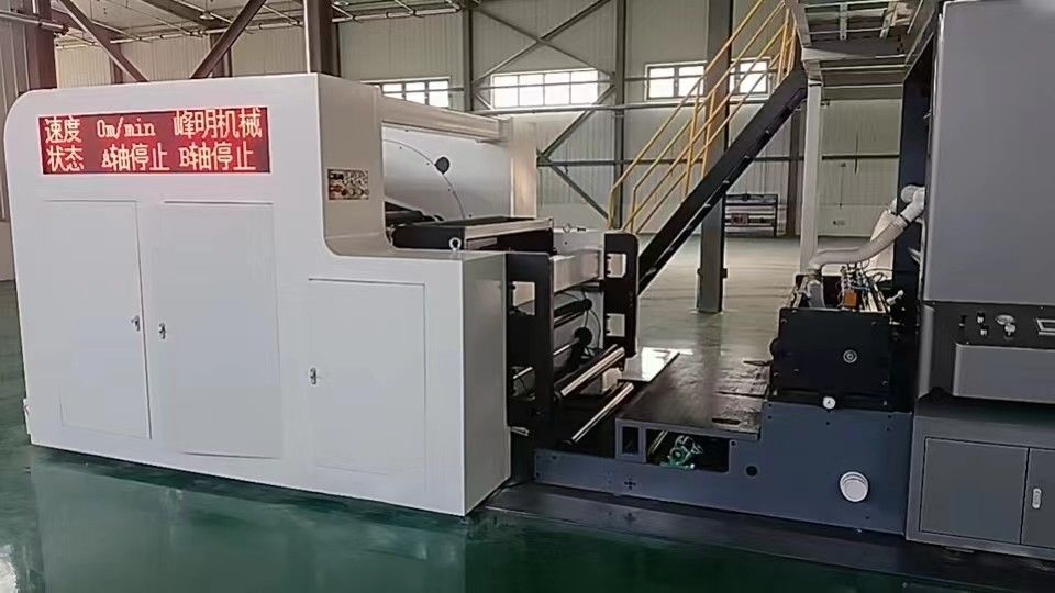 Max.Mechanical Speed 150m/min বড় Rewinder ব্যাসার্ধ 1524mm জন্য ফ্লেক্সো প্রিন্টিং ইউনিট