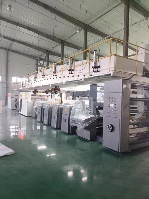 Max.Mechanical Speed 150m/min বড় Rewinder ব্যাসার্ধ 1524mm জন্য ফ্লেক্সো প্রিন্টিং ইউনিট