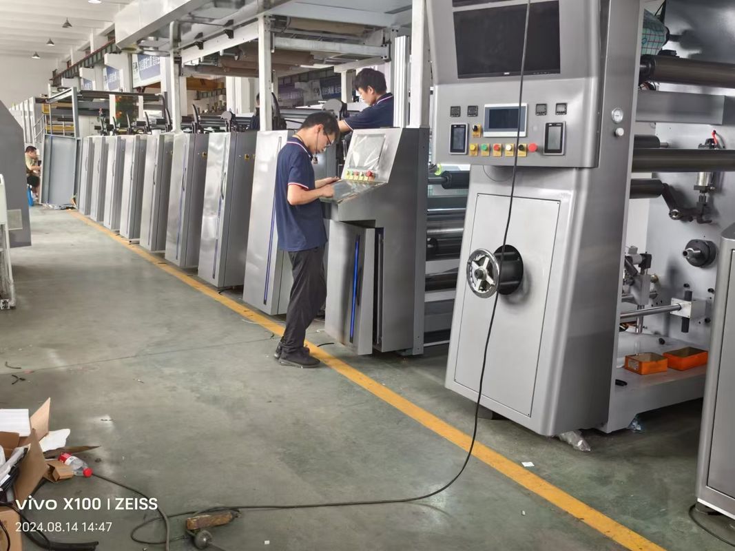কাগজ প্যাকেজিং কাগজ ব্যাগ জন্য 10 রঙ flexo মুদ্রণ মেশিন মুদ্রণ মেশিন কাগজ