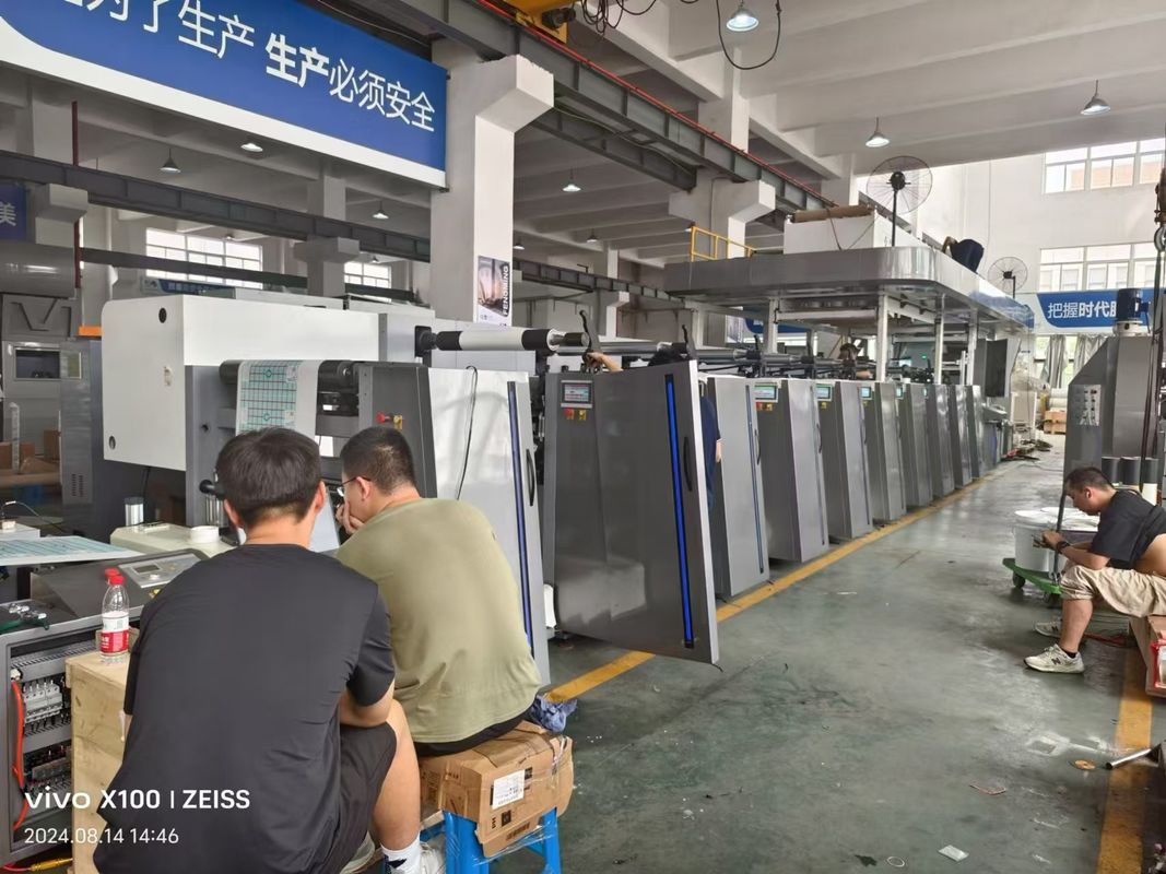 কাগজ প্যাকেজিং কাগজ ব্যাগ জন্য 10 রঙ flexo মুদ্রণ মেশিন মুদ্রণ মেশিন কাগজ