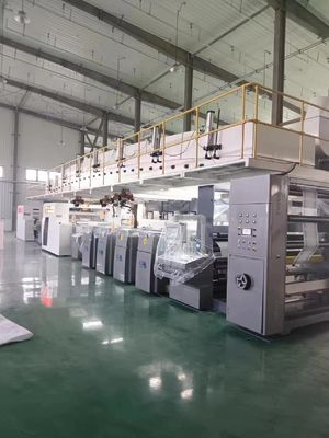 Max.Mechanical Speed 150m/min বড় Rewinder ব্যাসার্ধ 1524mm জন্য ফ্লেক্সো প্রিন্টিং ইউনিট