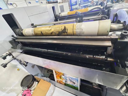 কাগজ কাপ কার্টন ব্যাগ এবং প্যাকেজ জন্য হাতা টাইপ ফ্লেক্সো প্রিন্টিং মেশিন 1000mm প্রস্থ 150m/min গতি পিএলসি নিয়ন্ত্রণ